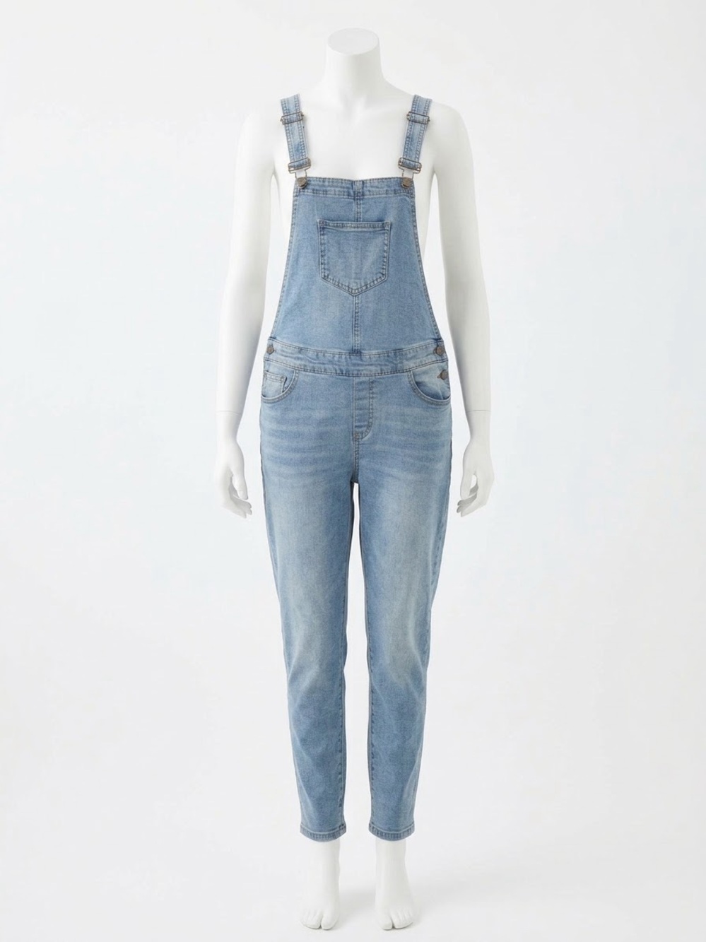 Bluenotes Light Blue Denim Women's Overalls Super Soft Medium